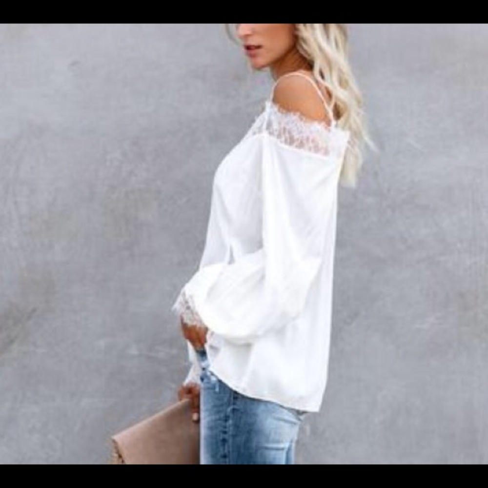 COLD SHOULDER TOP - Picture 3 of 7